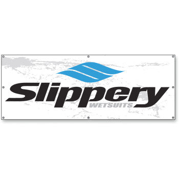 SLIPPERY Banner - 3' x 8' 9905-0050