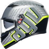 AGV K3 Helmet - Fortify - Gray/Black/Yellow Fluo - Medium 2118381004011M