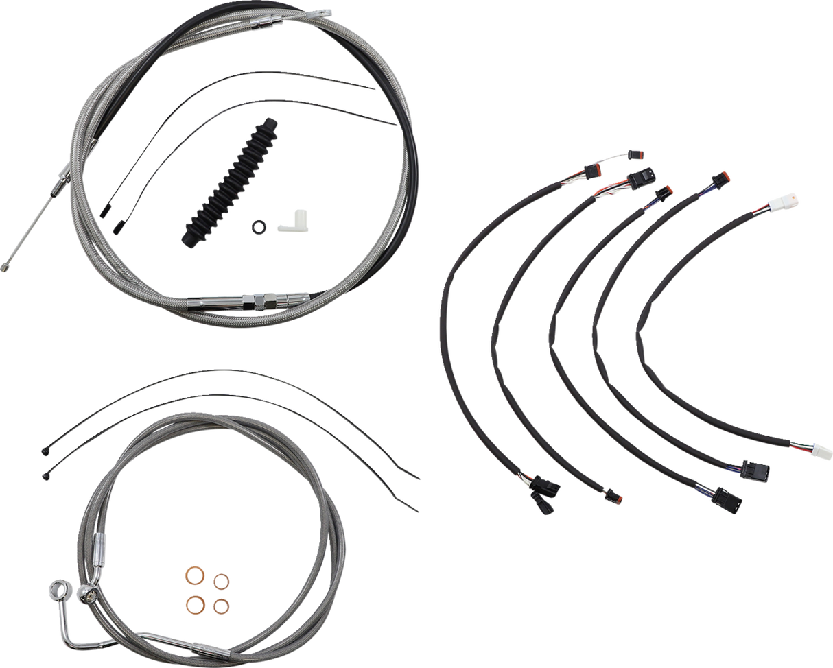 MAGNUM Control Cable Kit - XR - Stainless Steel/Chrome 5891022