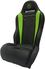 BS SAND Performance Seat - Double T - Black/Green PEBUGRDTT