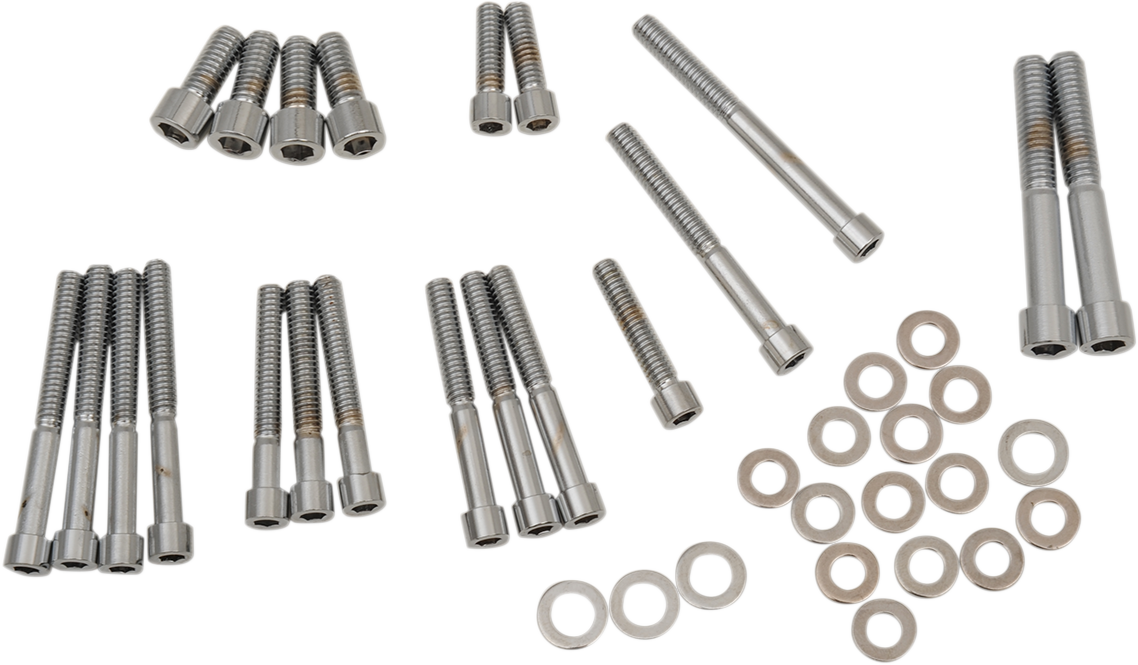 DRAG SPECIALTIES Smooth Side Cover Bolt Set - XL MK265S