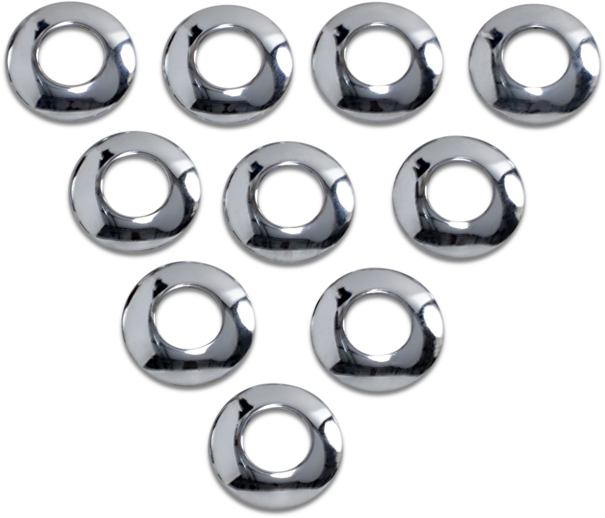 EASTERN MOTORCYCLE PARTS Cup Washers - Chrome - 5/8" ID K-2-940