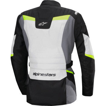 ALPINESTARS Stella ST-1 Waterproof Jacket - Ice Gray/Black/Yellow Fluo - Medium  3210325-9145-M