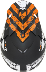 AFX FX-17Y Helmet - Attack - Matte Black/Orange - Medium 0111-1406