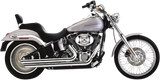 COBRA Speedster Slashdown Exhaust - Chrome - Softail 2007-2011 6851