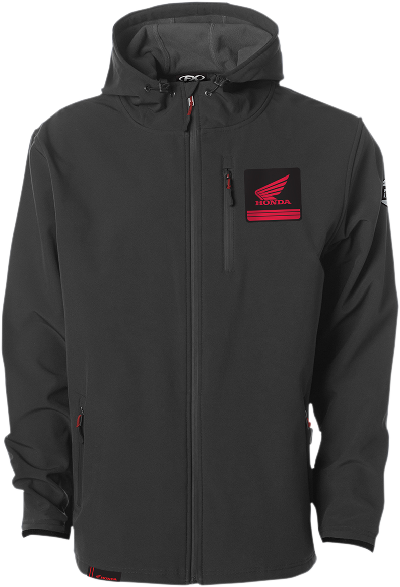 FACTORY EFFEX Honda Track Jacket - Charcoal - Large 22-85314