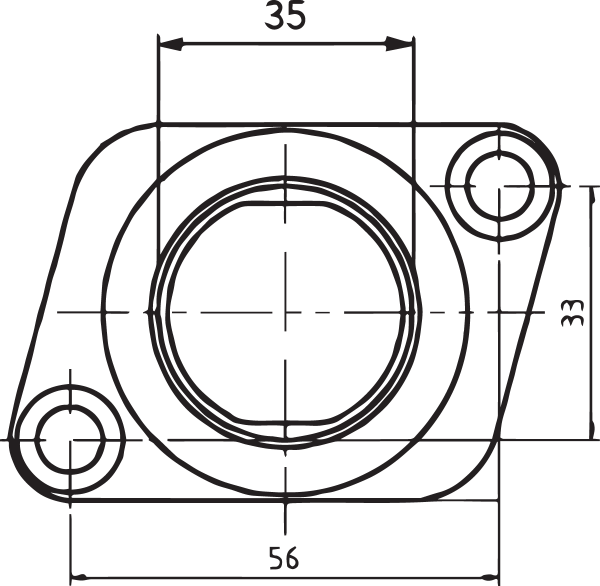 Parts Unlimited Carburetor Flange - Polaris 07-100-25