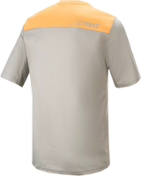 ALPINESTARS Drop 4.0 Jersey - Short-Sleeve - Gray/Orange - Large 1766220-6004-LG