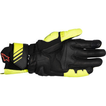ALPINESTARS GP Plus R V3 Leather Gloves - Fluo Yellow/Black - Medium 3550825-551-M
