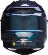 MOOSE RACING F.I. Helmet - Agroid Camo - MIPS® - Iridescent Blue - Large 0110-7755