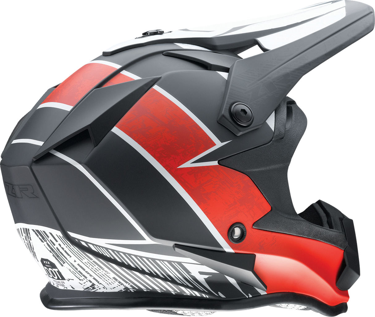 Z1R Youth F.I. Helmet - Fractal - MIPS - Matte Black/Red - Large 0111-1519