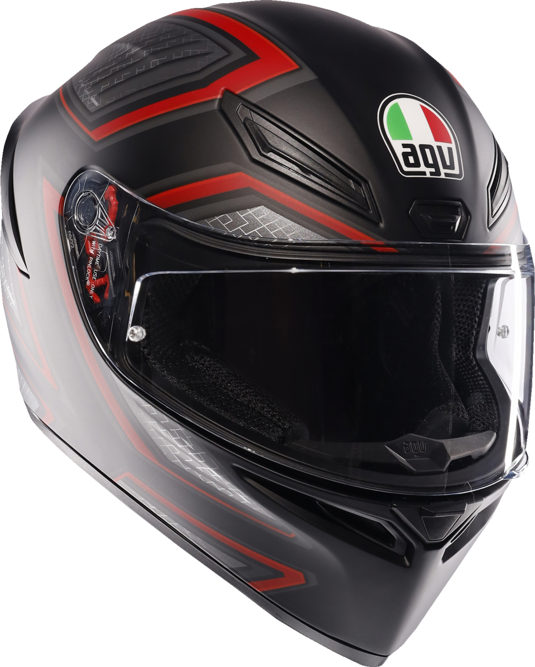 AGV K1 S Helmet - Sling - Matte Black/Red - Small 2118394003-038-S