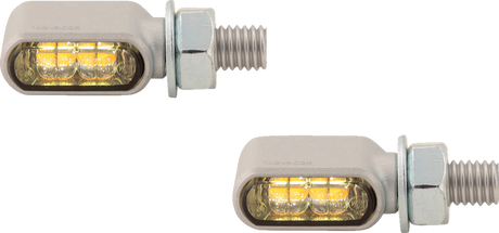 HIGHSIDER Little Bronx Turn Signal - Silver 204-2871