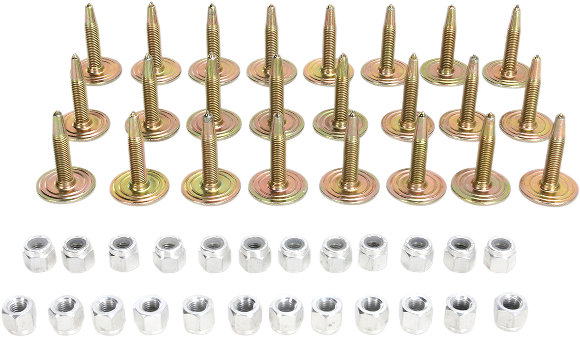 STUD BOY Studs with Locknuts - 1.875" - 24 Pack 2544-P1