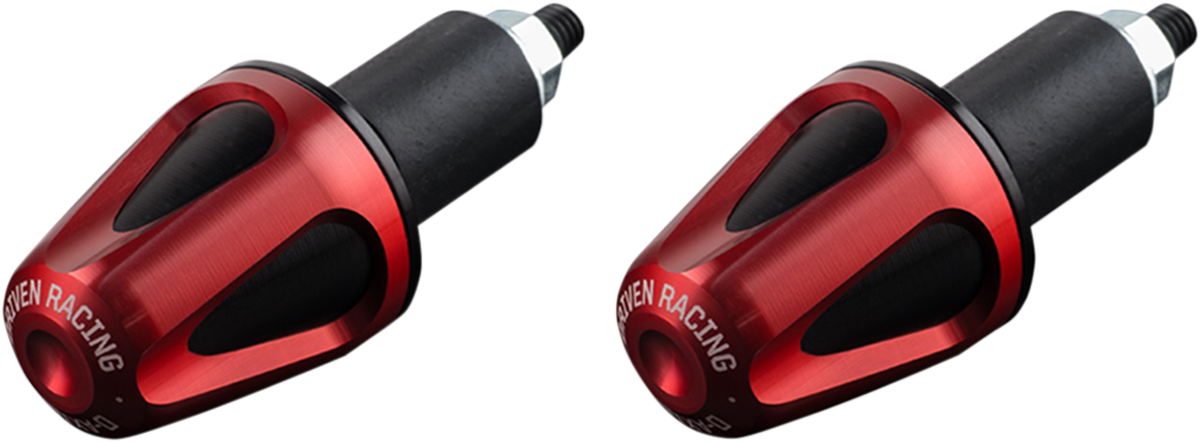 DRIVEN RACING Bar End Weight - Red/Black DXB-RD