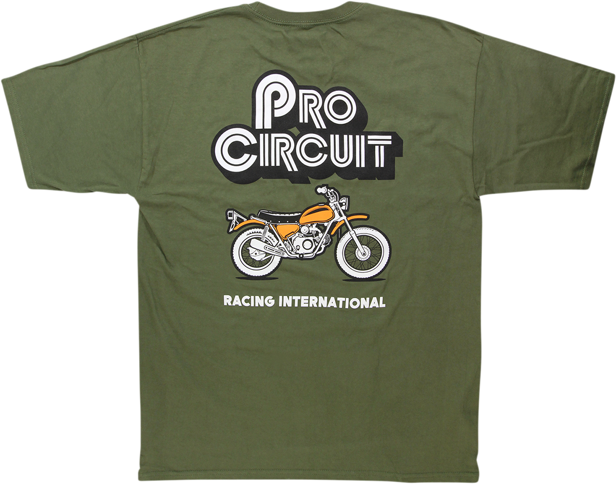 PRO CIRCUIT Pit Bike T-Shirt - Green - 2XL 6431720-050