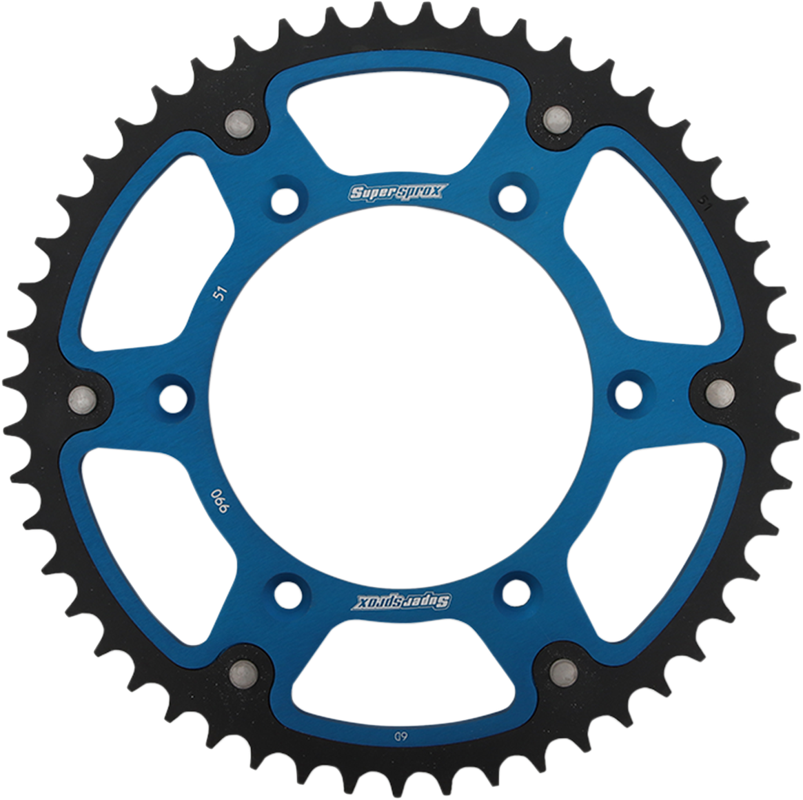 SUPERSPROX Stealth Rear Sprocket - 51 Tooth - Blue - Husaberg/Husqvarna/KTM RST-990-51-BLU