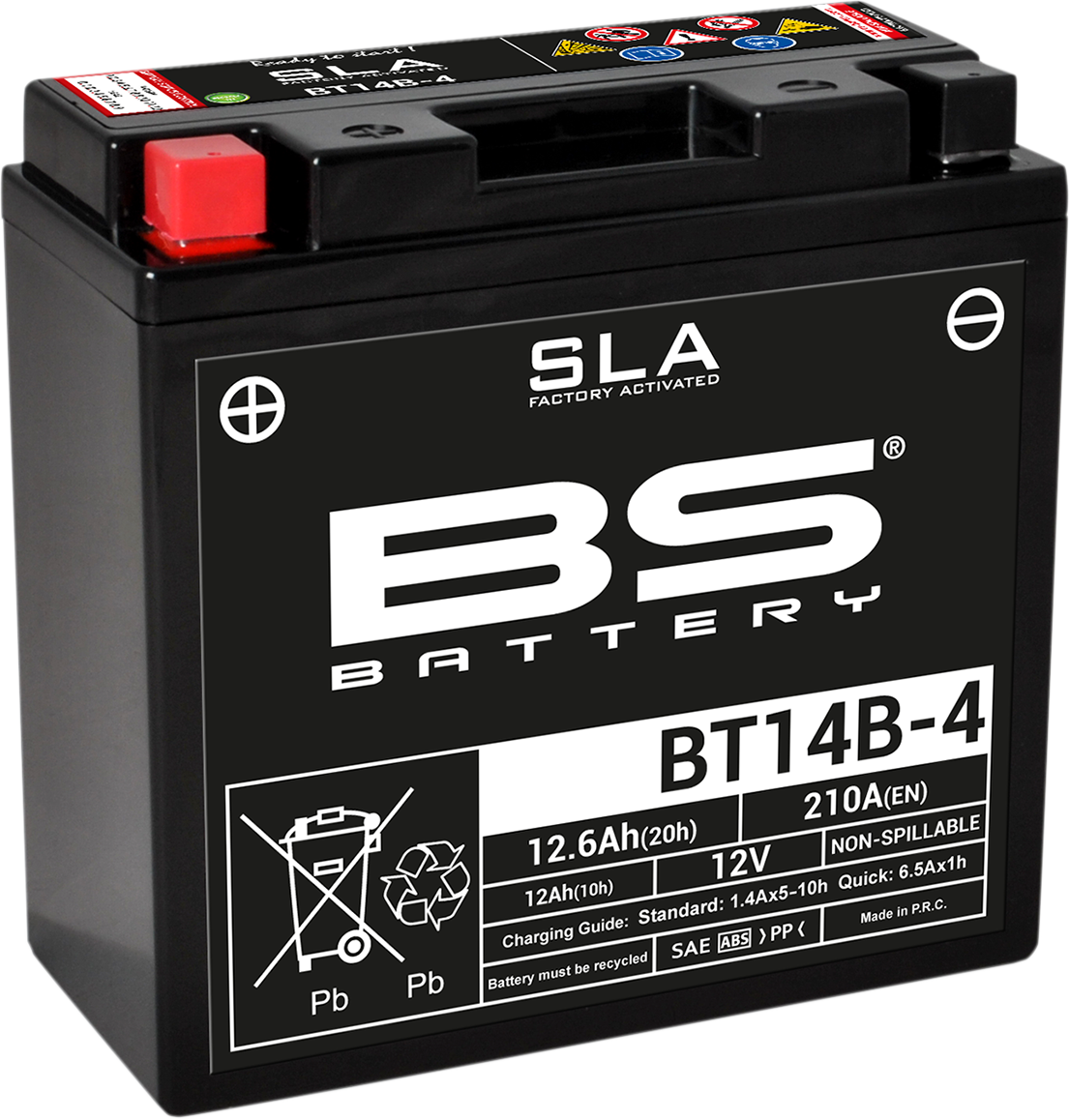 BS BATTERY Battery - BT14B-4 (YT) 300644