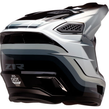 Z1R Dirt Maxx Helmet - Vortex - Black/White/Gray - 2XL 0110-9351