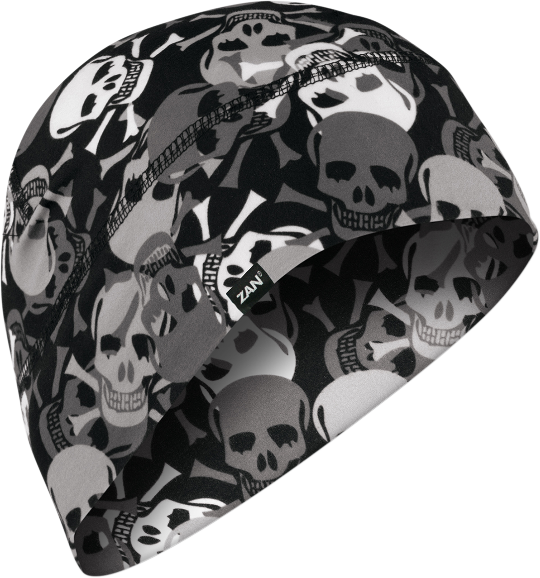 ZAN HEADGEAR SportFlex Beanie - Allover Skull WHLL424