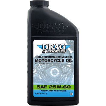 DRAG SPECIALTIES OIL Engine Oil - 25W-60 - 1 U.S. quart 198920