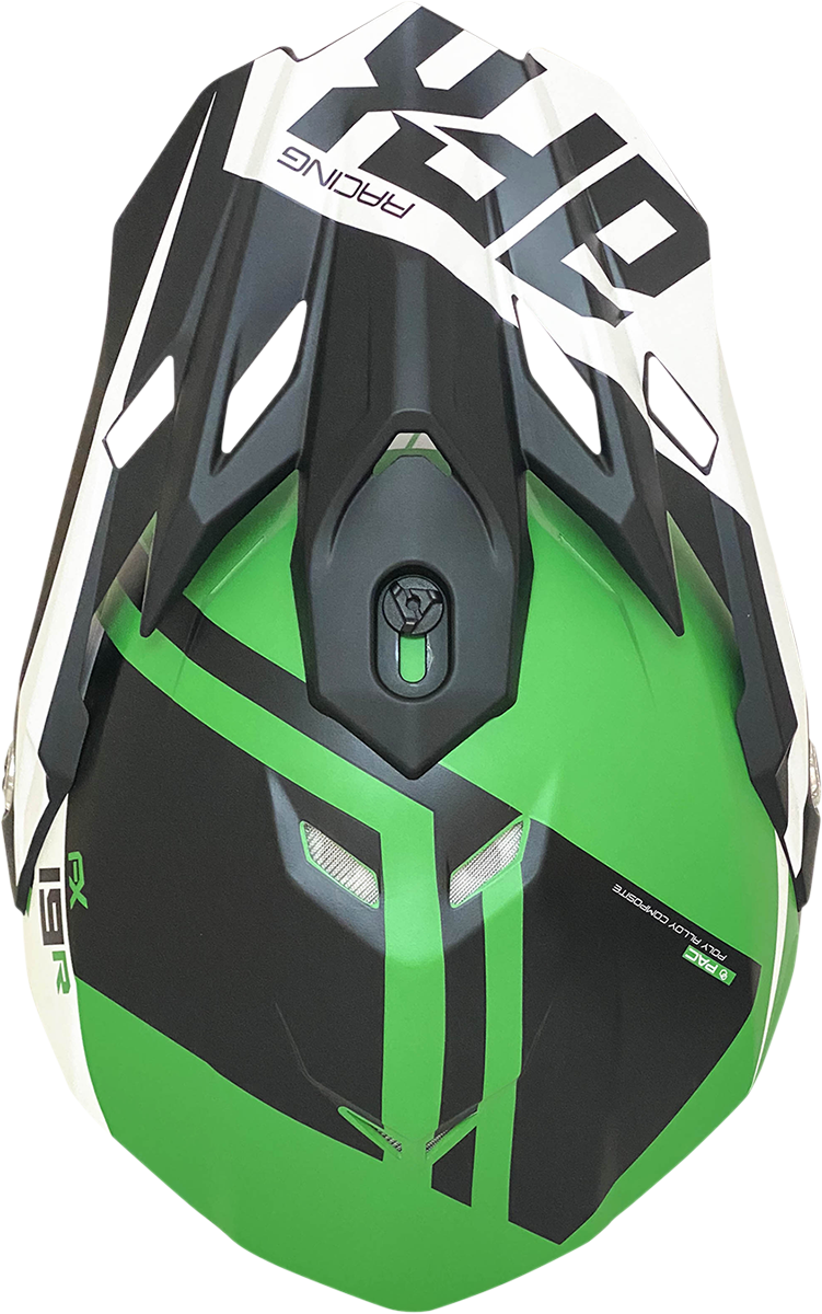 AFX FX-19R Helmet - Racing - Matte Green - Large 0110-7080