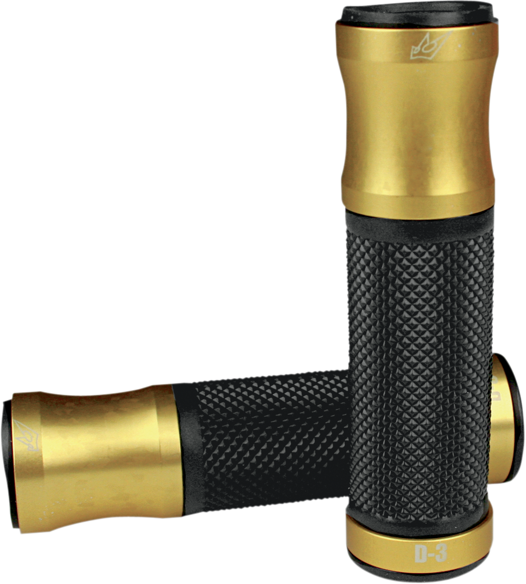 DRIVEN RACING Grips - D3 - Gold/Black D3GD