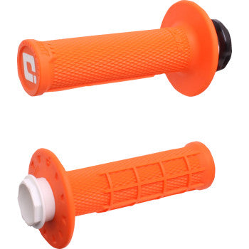 ODI Micro-X Half-Waffle v2 Lock-On Grips - Orange/Black  H36MXO