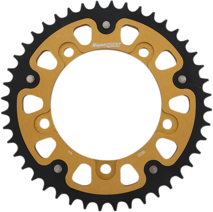 SUPERSPROX Stealth Rear Sprocket - 44 Tooth - Gold - Suzuki/Triumph RST-1800-44-GLD