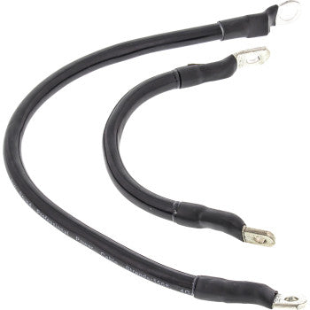 ALL BALLS Battery Cable Kit - Black 79-3006-1