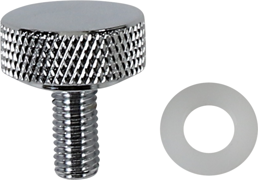 DRAG SPECIALTIES Seat Knob - Chrome - 1/4-28 370280