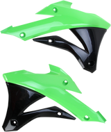 ACERBIS Radiator Shrouds - Green/Black 2374071089