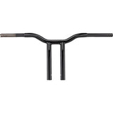 LA CHOPPERS Handlebar - One-Piece Kage Fighter - Pullback - 12" x 1-1/4" - Black  Glide  2024  LA-7369-12B