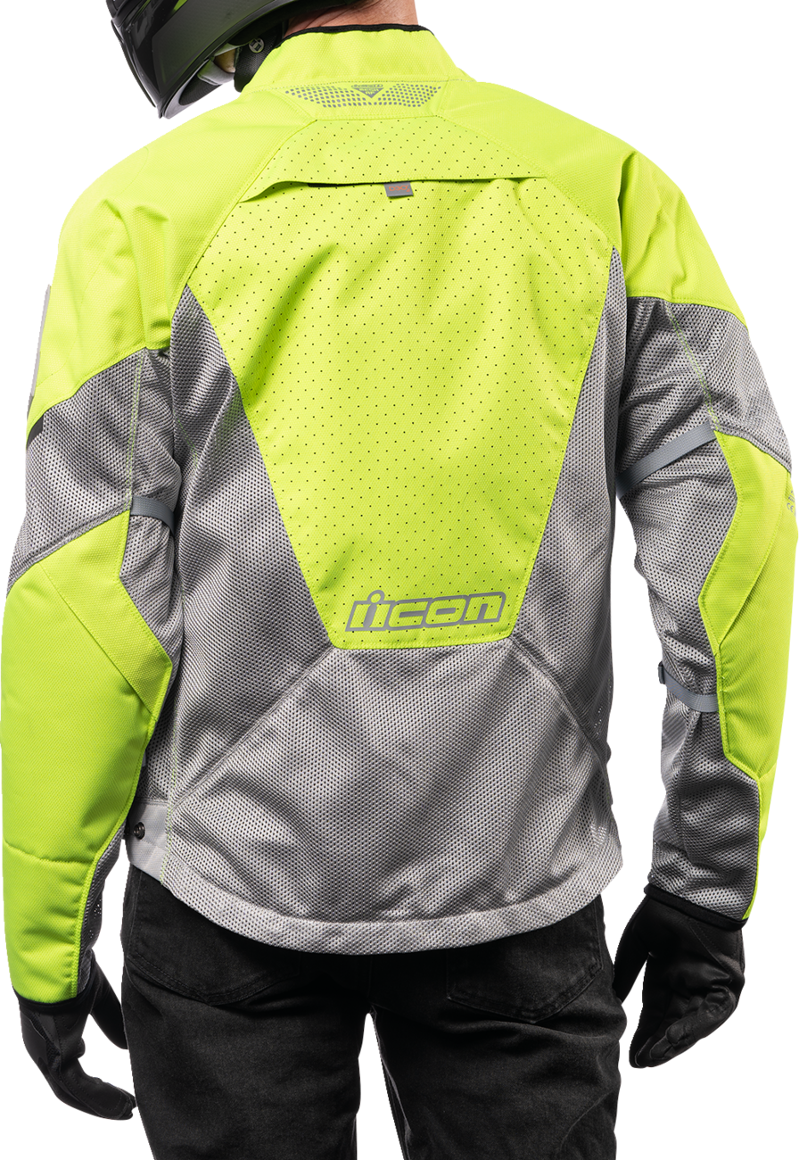 ICON Mesh AF™ Jacket - Gray/Hi-Vis - XL 2820-5947