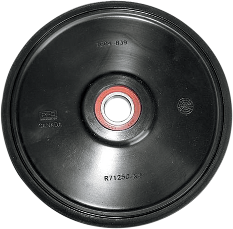 Parts Unlimited Thin Idler Wheel With Bearing 6004-2rs - Black - Group 5 - 7.125" Od X 20 Mm Id R7125g-2 001b