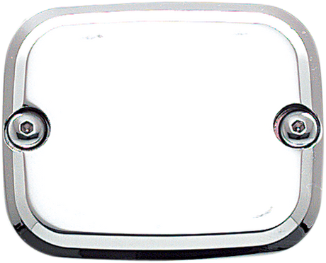 JOKER MACHINE Master Cylinder Cover - Brake - Front - Smooth - Chrome 951019C