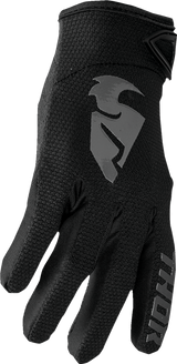 THOR Sector Gloves - Black/Gray - XS 3330-7249