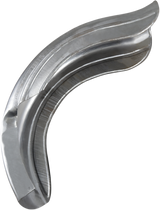 DRAG SPECIALTIES Fat Bob-Style Rear Fender - Left-Hand Chain 090006-PB-LB2