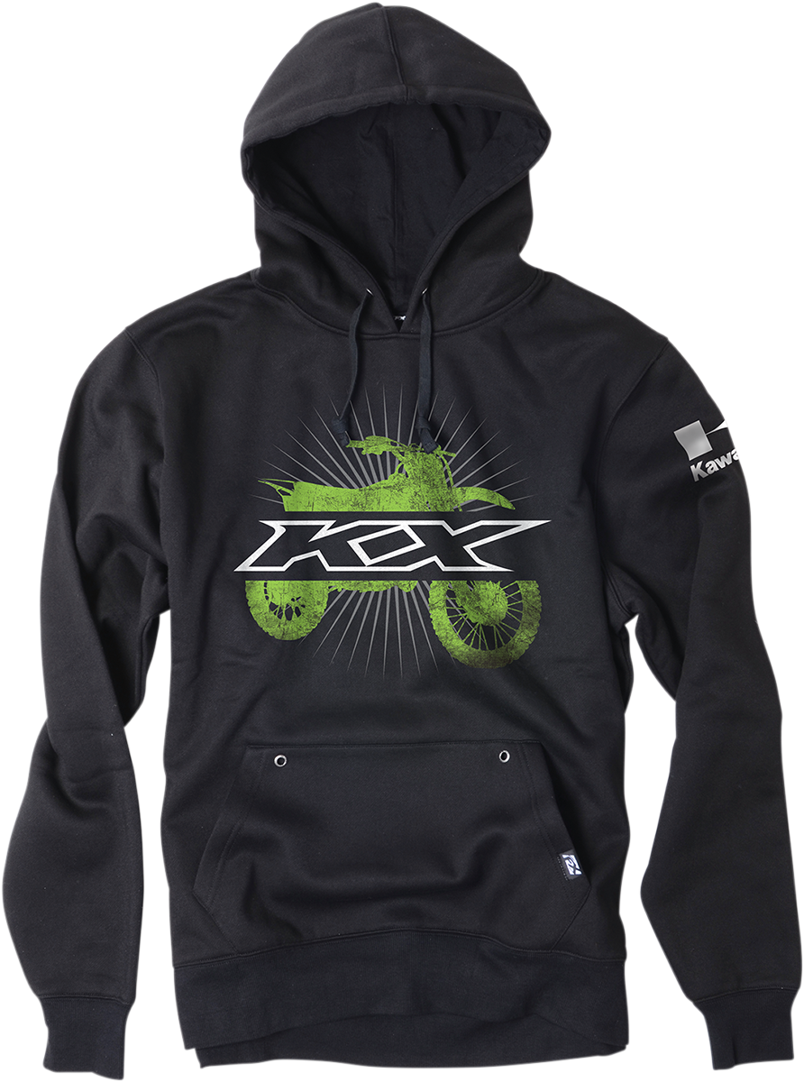 FACTORY EFFEX Youth Kawasaki Hoodie - Black - XL 19-83126