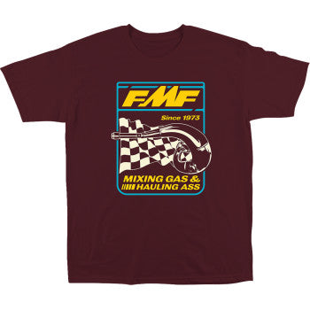 FMF Metalworks T-Shirt - Maroon - Large  SU24118901MRNLG