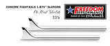 HARLEY TOURING FISHTAILS 1.875" SLIP-ONS Check Description for Fitments bundle
