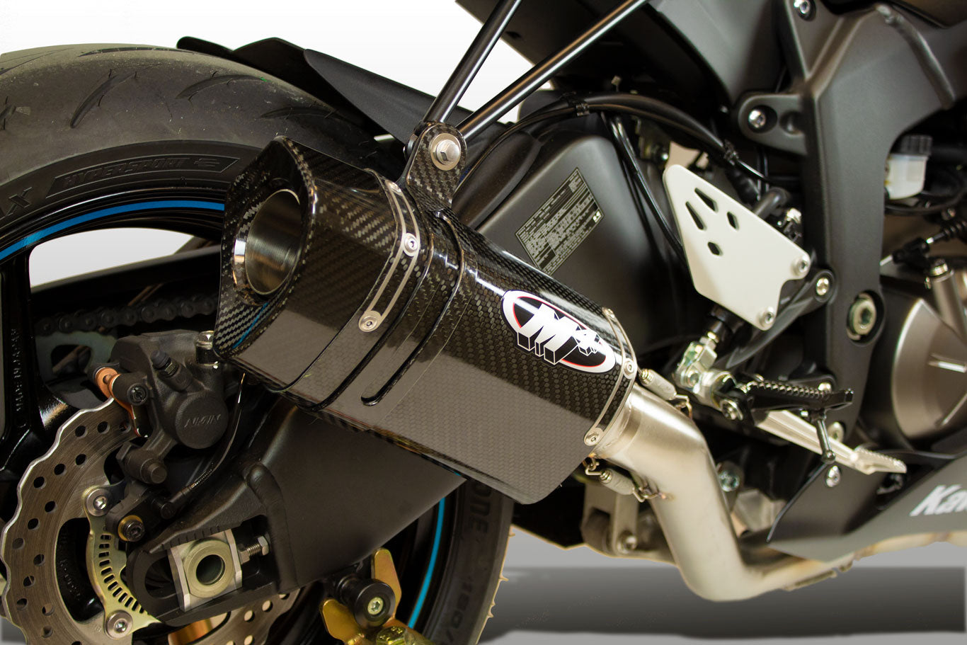 KA6984 2009 - 2024 - 2025 ZX6R ZX-6R M4 Exhaust Full System Tech 1