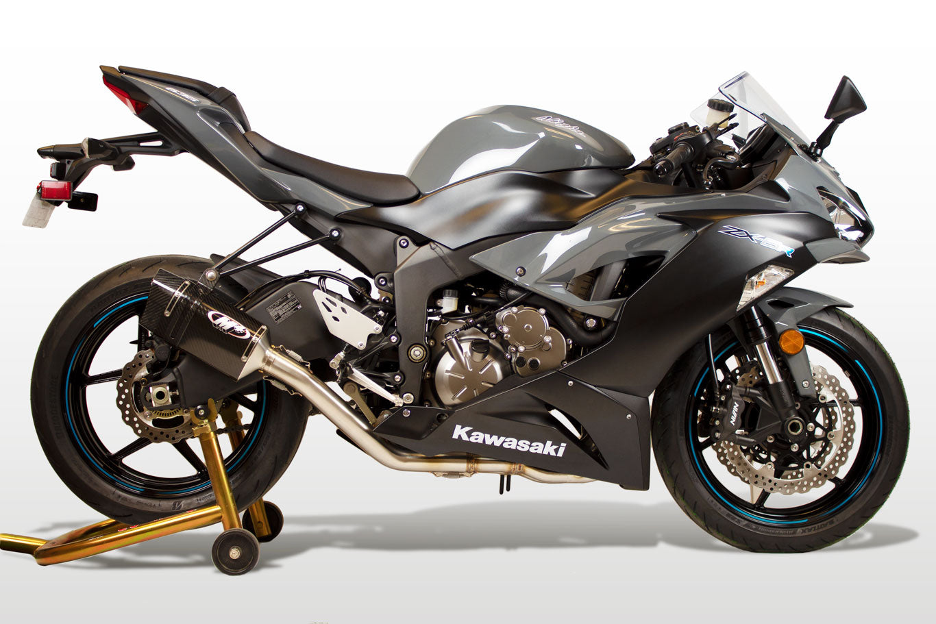 人気 Mivv Exhaust ZX-6R 636 2019-2023 スリップオン MK3 ステン K