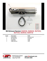 M4 Exhaust Polished Bolt On 2004-2005 GSXR 750 SU7332