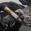 Graves motorsports aprilia rsv4 rf / rr 2016 cat eliminator exhaust titanium