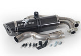 Graves motorsports yamaha fz07 mt07 xsr700 r7 full exhaust system