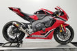 Graves motorsports cbr1000rr 17-22  full titanium exhaust system - carbon silencer 200mm