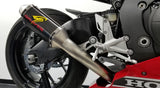 Graves motorsports cat back slip-on exhaust carbon  CBR1000RR 17-23  EXH-17CB1-CBTC