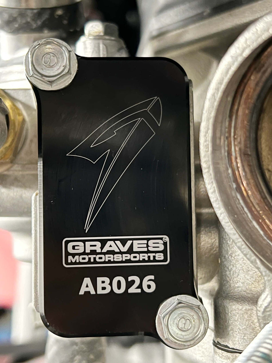 Graves motorsports honda CRF 450L, RL + X 19-23 smog block off plate AB026
