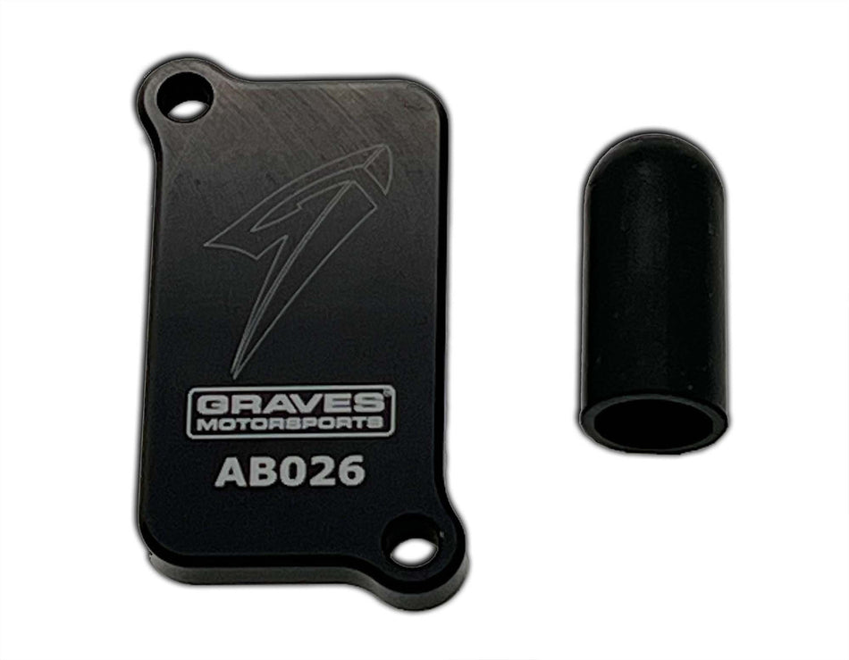 Graves motorsports honda CRF 450L, RL + X 19-23 smog block off plate AB026